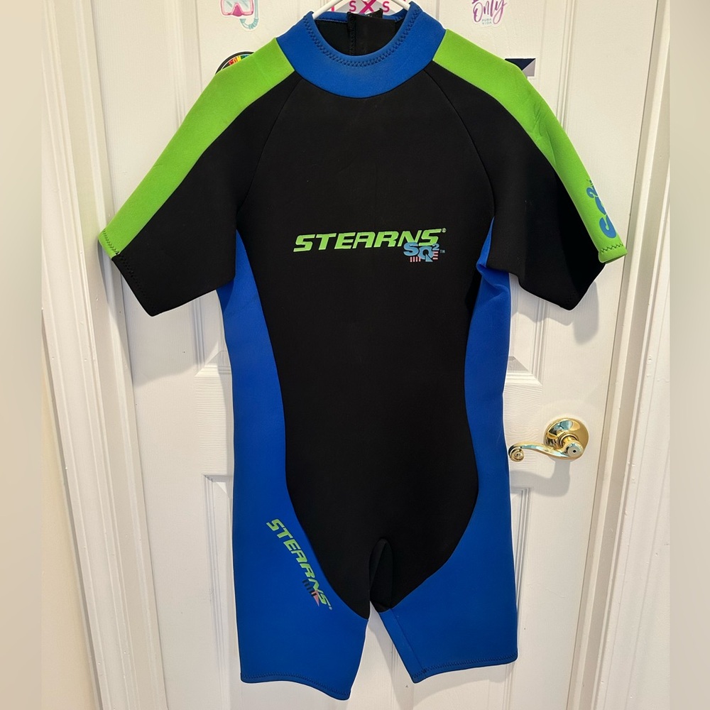 Men’s Wetsuit - XL Stearns Black/Blue/Green